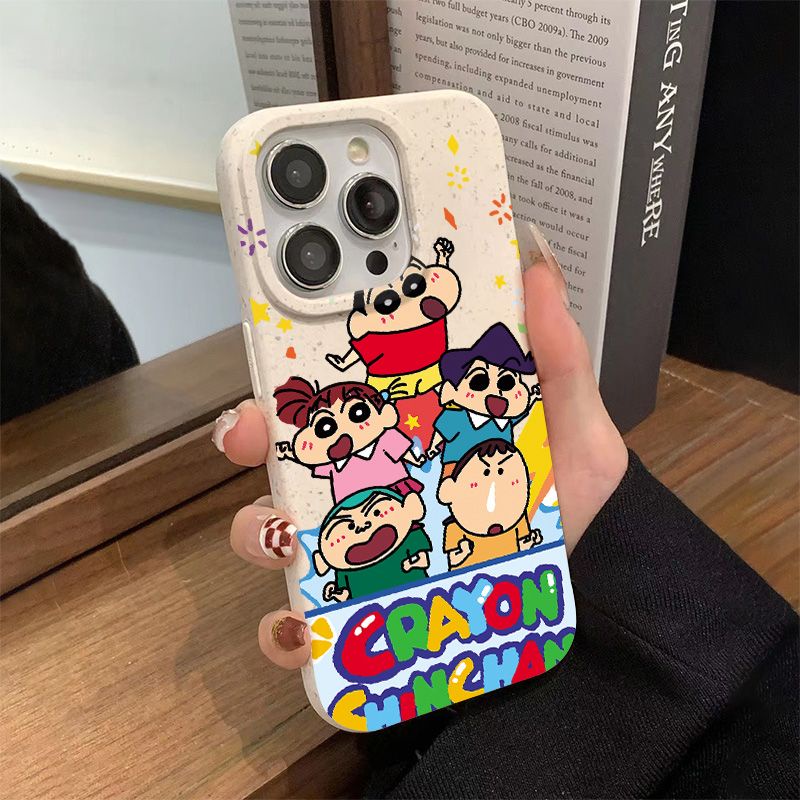 Ốp Điện Thoại Dẻo Họa Tiết Hoạt Hình Cậu Bé Bút Chì Dễ Thương Chống Sốc Cho iPhone 14pro max 8pl1271311 Dbow DBOW