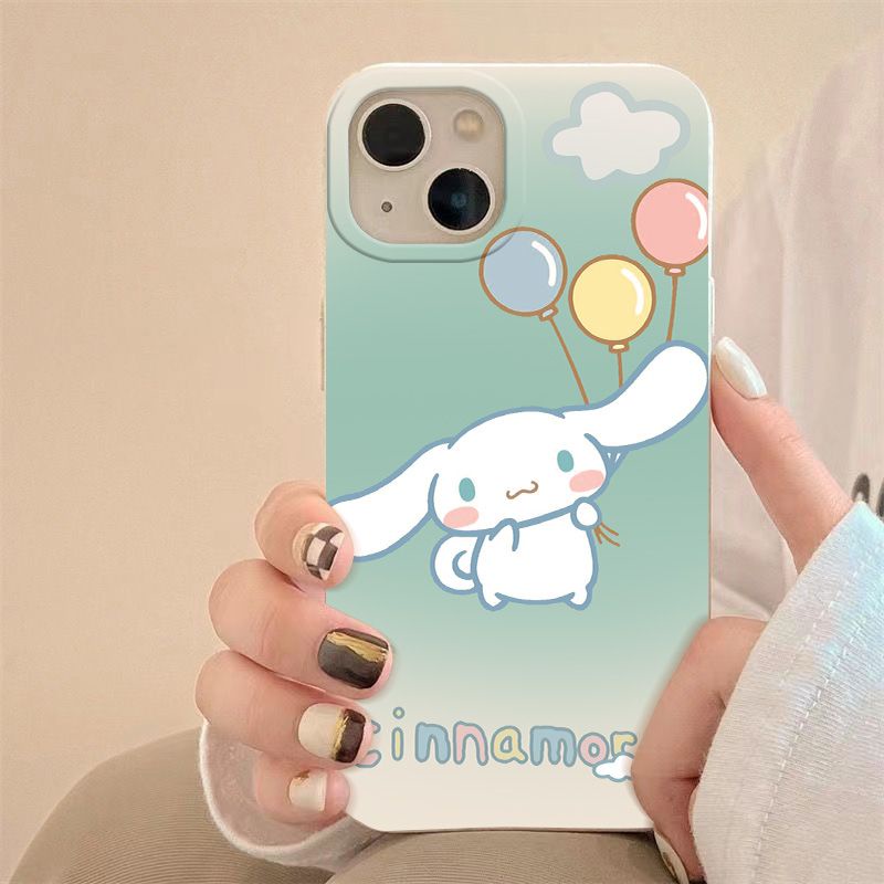 Ốp Điện Thoại Mềm Chống Sốc Màu Gradient Họa Tiết Chú Chó Cinnamon Cho Iphone 811 12 max 13714pro 7VDQ