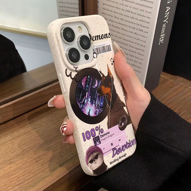 Ốp Điện Thoại Dẻo Họa Tiết Chú Chó / Mèo Dễ Thương Chống Sốc / Mòn Cho Iphone 814pro 7 plus 13 max11iPhone12 J6MX