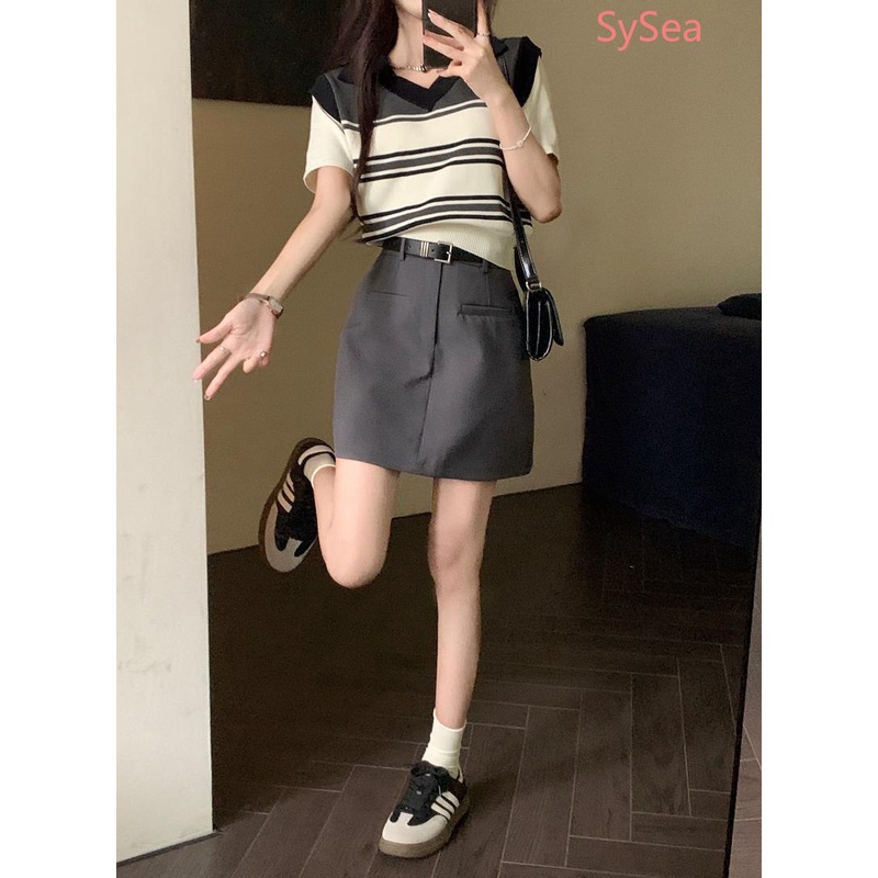 Áo Thun Ngắn Tay Cổ Tròn Thời Trang Mùa Hè Cho Nữ