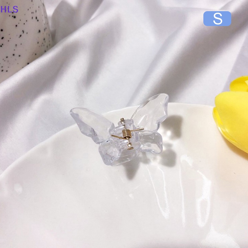 Kẹp Tóc Bướm Màu Laser Cực Quang Phong Cách Hàn Quốc Cho Nữ