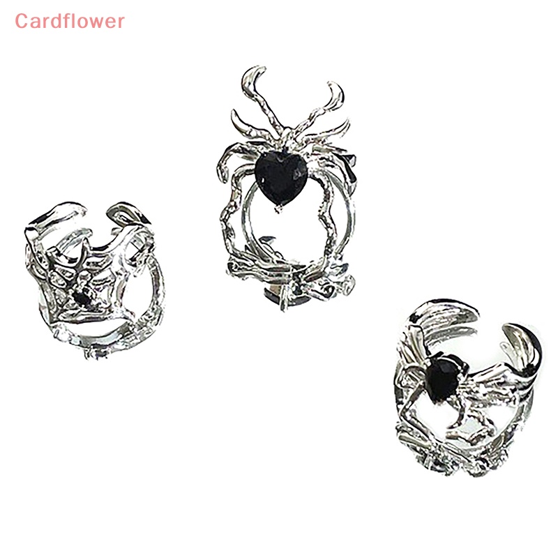 Nhẫn Hở Hình Mạng Nhện Đính Đá Thời Trang Cho Nữ