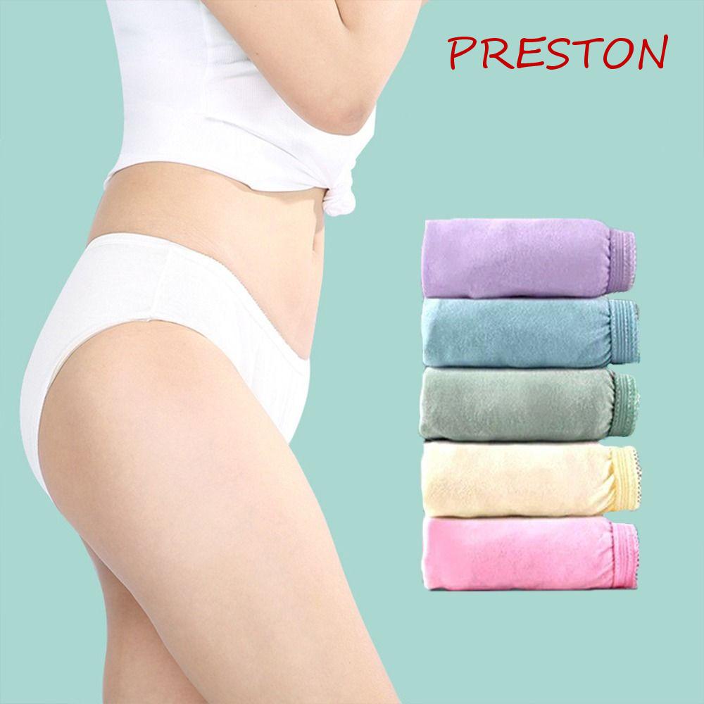 PRESTON Quần Lót Cotton Thoáng Khí Dùng Một Lần Cho Mẹ Bầu