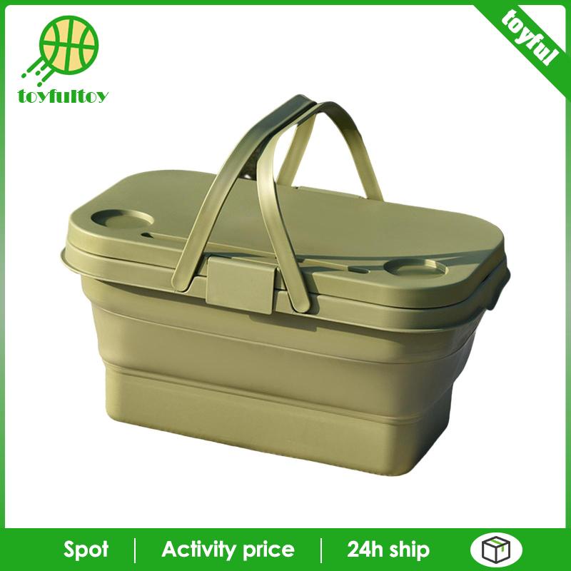 Giỏ Đựng Đồ Dùng Có Thể Gấp Gọn Tiện Dụng Mang Theo Cắm Trại / Dã Ngoại