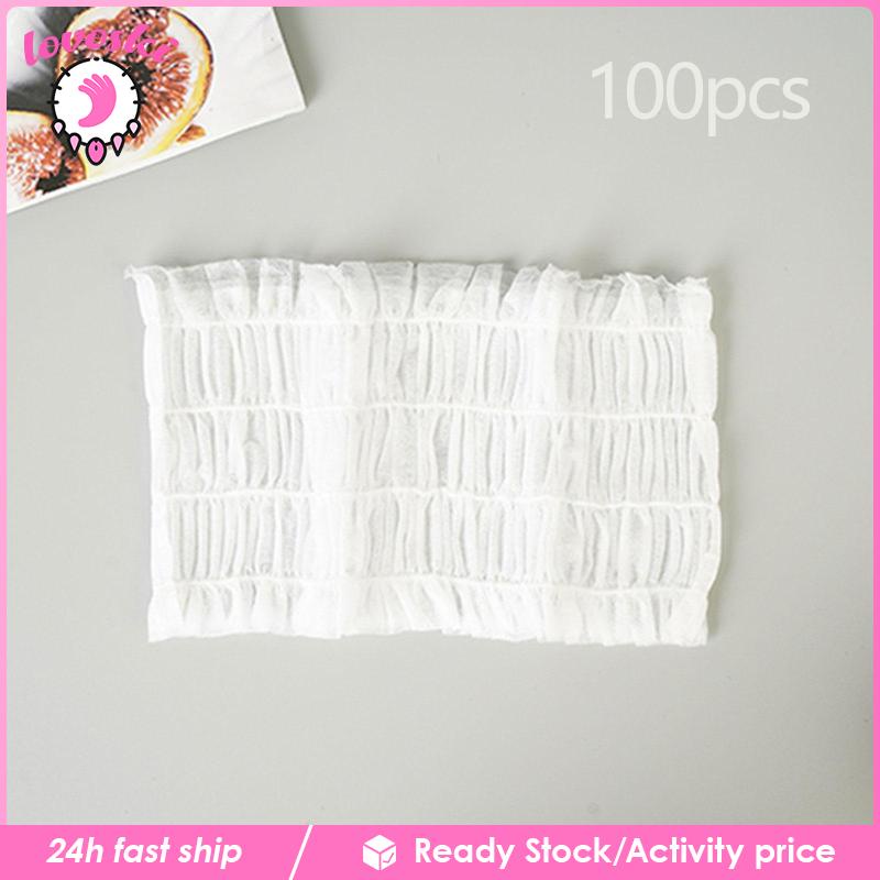 Bộ 100 Băng Đô Cài Tóc Thoải Mái Dùng Cho Bệnh Viện / Rửa Mặt