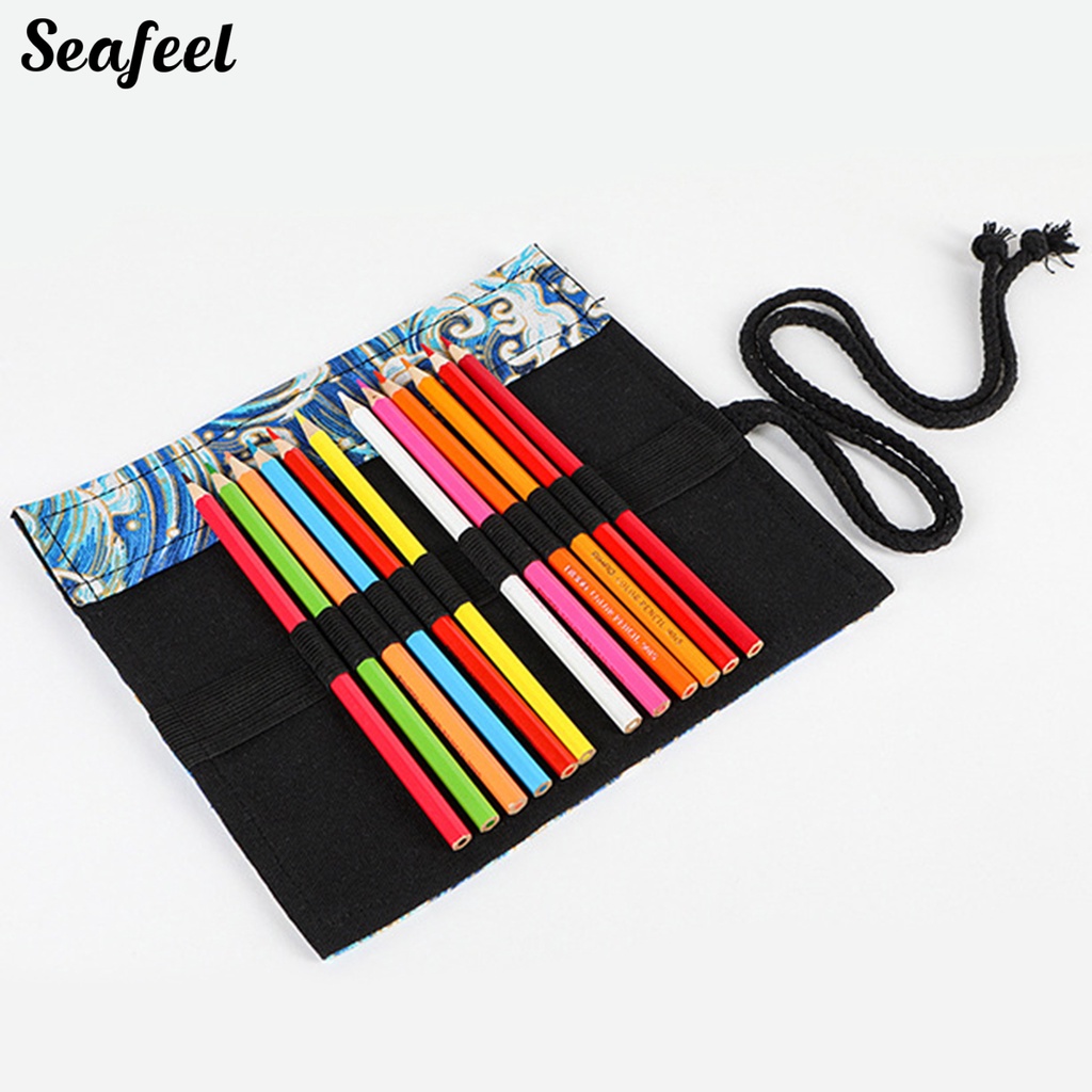 Túi Vải Canvas 12 / 24 / 36 / 48 Lỗ Nhiều Màu Sắc Tiện Dụng