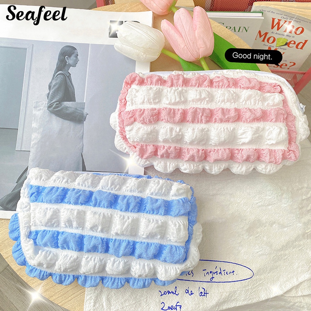 Túi Đựng Bút Chì Mềm Mịn Chống Bụi Tiết Kiệm Không Gian Có Khóa Kéo