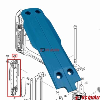 Vỏ nấp chụp máy bắn đinh Makita DFN350