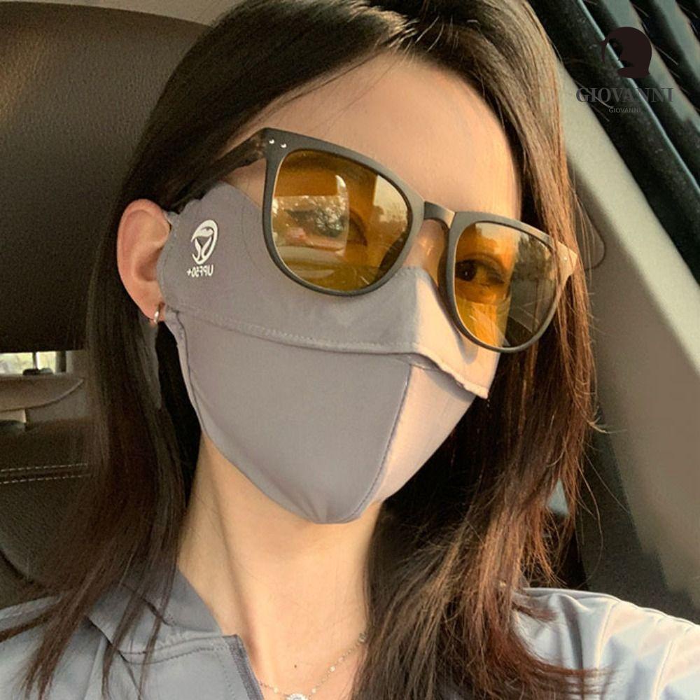 Khẩu Trang Chống Nắng Tia UV Bằng Lụa Lạnh Bảo Vệ Mắt Dùng Khi Đi Xe Đạp / Chơi Golf / Leo Núi Ngoài Trời