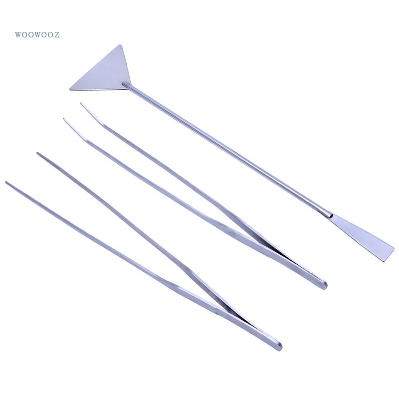 Bộ 3 Món Dụng Cụ Vệ Sinh Bể Cá Bằng Thép Không Gỉ Tiện Dụng