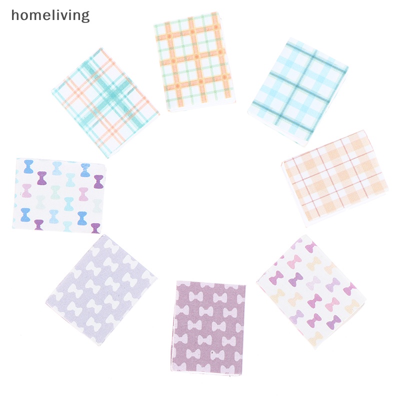 Set 4 Sổ Tay Đồ Chơi Kẻ Sọc Nhiều Màu Dành Cho Nhà Búp Bê