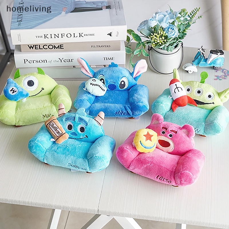 Đồ chơi nhồi bông Hình Gấu Hoạt Hình Stitch Dễ Thương Trang Trí Ghế Sofa