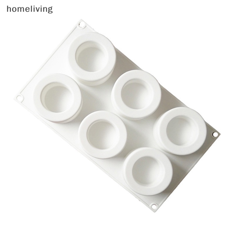 Khuôn Silicon 6 Ngăn Làm Bánh Tráng Miệng Kiểu Pháp Dễ Thương