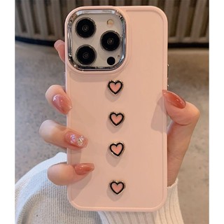 Ốp Điện Thoại Chống Rơi Họa Tiết Trái Tim Nhỏ Dễ Thương Cho IPhone 7 7 Plus 8 8plus Xs Xr 11 12 13 14 Pro Plus Promax