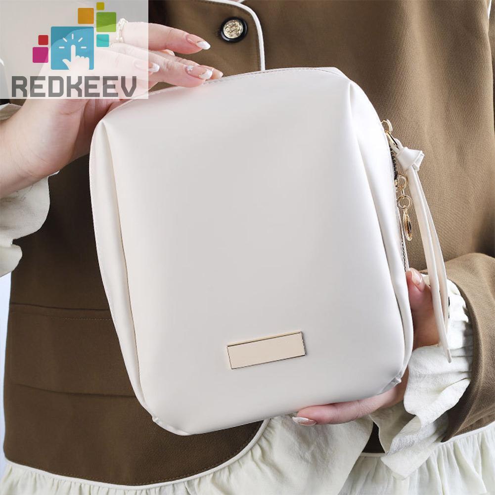 Túi Da PU Đựng Mỹ Phẩm Sức Chứa Lớn Tiện Dụng Cho Nữ