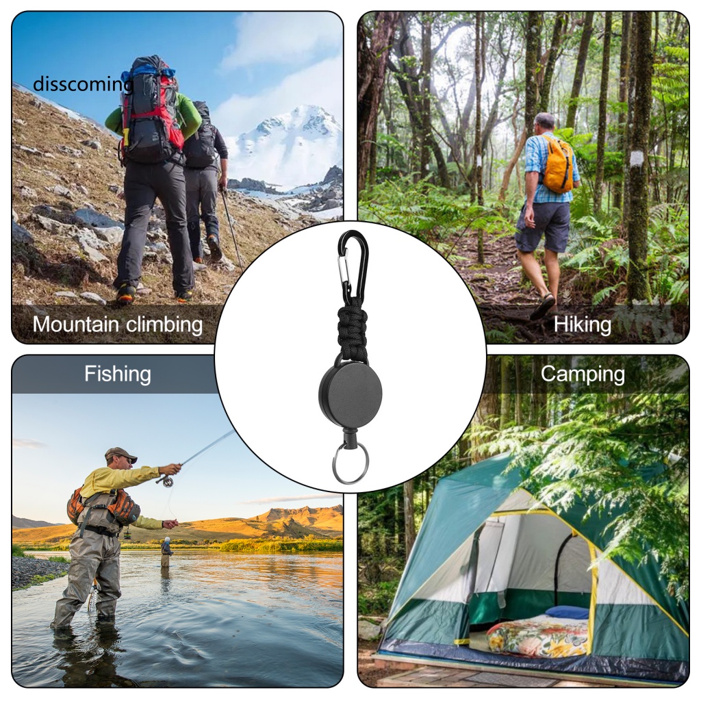 Áo Khoác Dáng Dài In Họa Tiết Cá Tính Trẻ Trung| Set 2 Móc Khóa Có Thể Thu Gọn Siêu Nhẹ 60cm Bằng Dây Thép Đa Năng Chống Thất Lạc