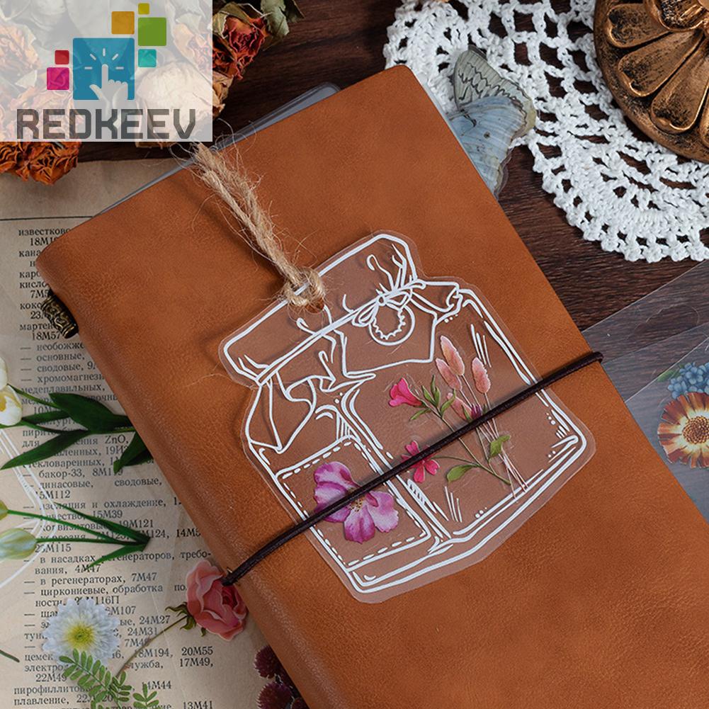 Sticker Dán Trang Trí Nhật Ký / Scrapbook Bằng PVC Phong Cách Vintage Dễ Thương