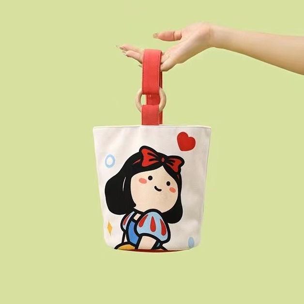 Túi xách tay thông thường ban đầu dễ thương bento sinh viên với túi xách hộp ăn trưa