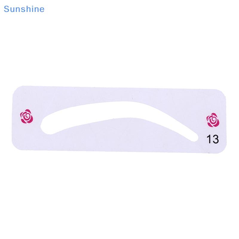 Set 24 Khuôn Kẻ Lông Mày Tiện Dụng Chất Lượng Cao