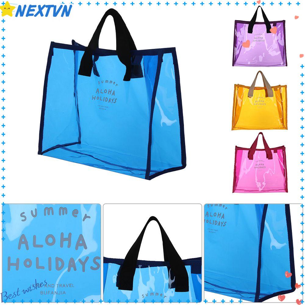 Túi Xách Du Lịch Bằng Nhựa Dẻo Thiết Kế Mới Thời Trang Mùa Hè