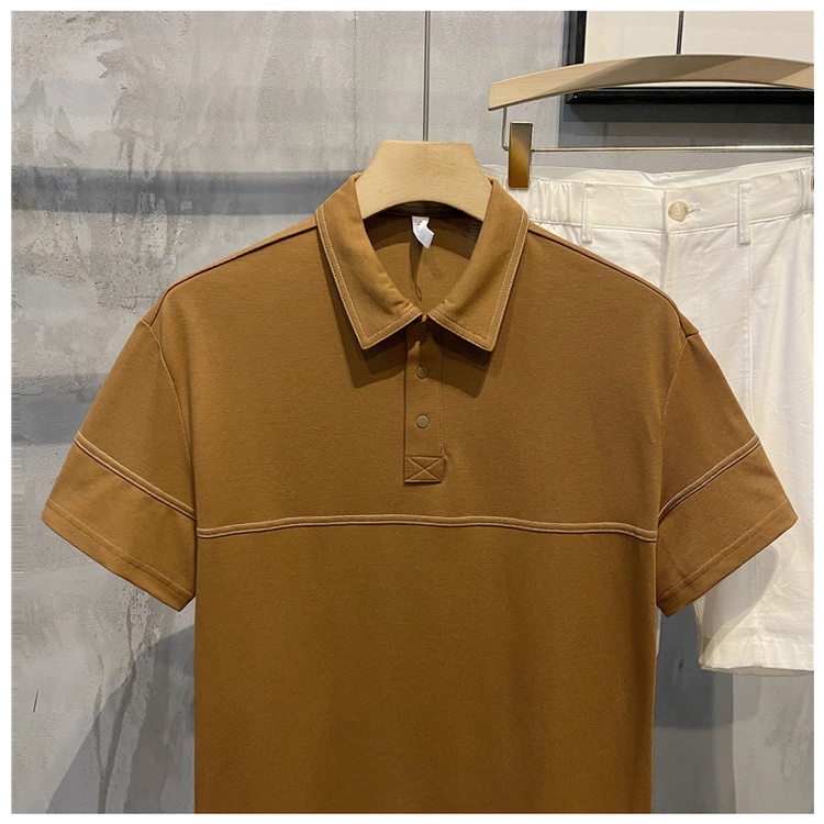 Áo Thun Polo Ngắn Tay Form Rộng Phong Cách Đường Phố Thời Trang Mùa Hè Dành Cho Nam