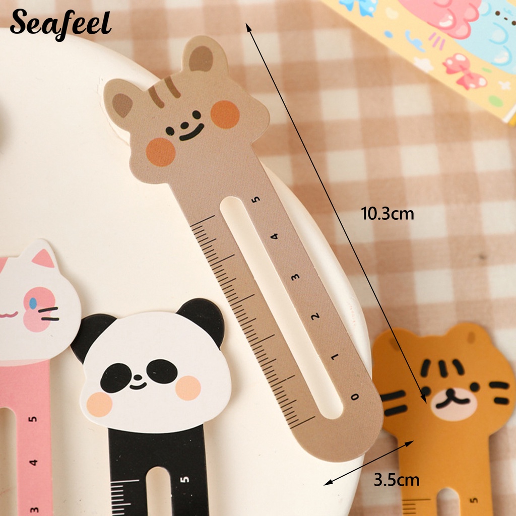 Set 30 Bookmark Giấy 5cm Đánh Dấu Trang Sách Hình Động Vật Hoạt Hình Đa Năng