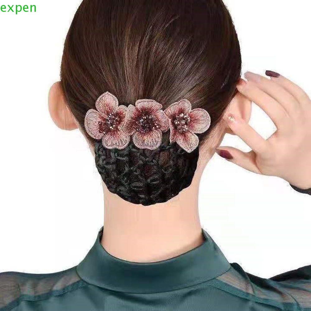 EXPEN Kẹp Tóc Hình Chiếc Nơ Phong Cách Vintage Thanh Lịch Cho Nữ