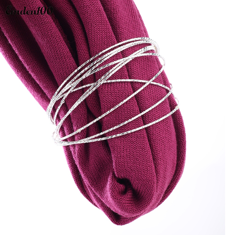 Set 10 Vòng Tay Kim Loại Thời Trang Cho Nữ