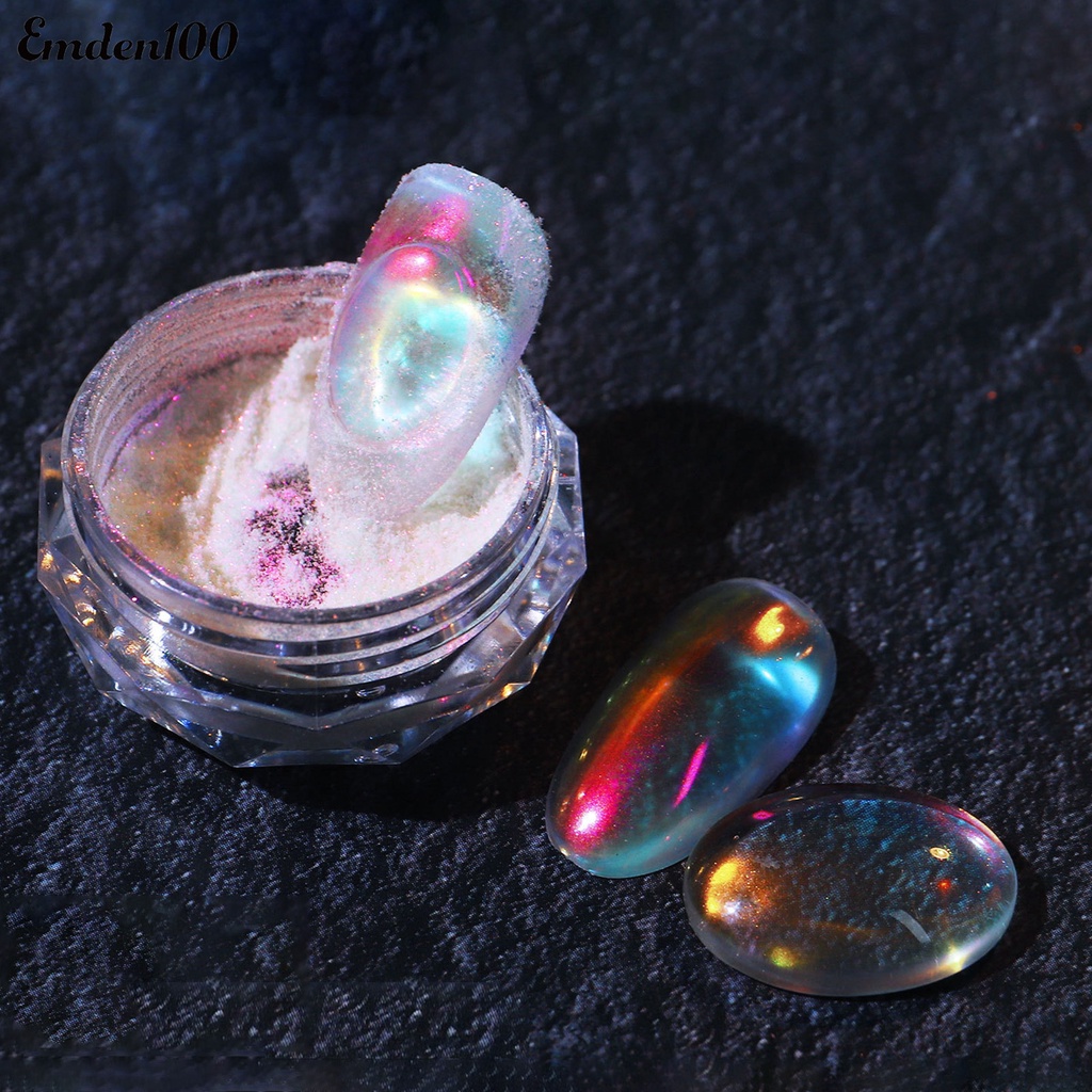 Bột Tráng Gương Sơn Móng Tay Tạo Hiệu Ứng Cực Quang Cho Nữ