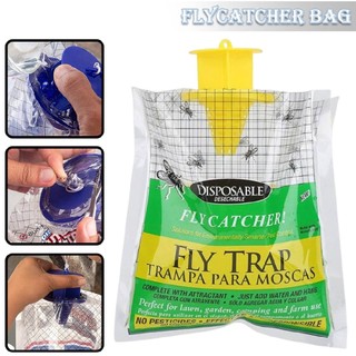Fly Traps Outdoor Hanging Disposable Fly Bags Trap Fly Catcher with Fly Baits