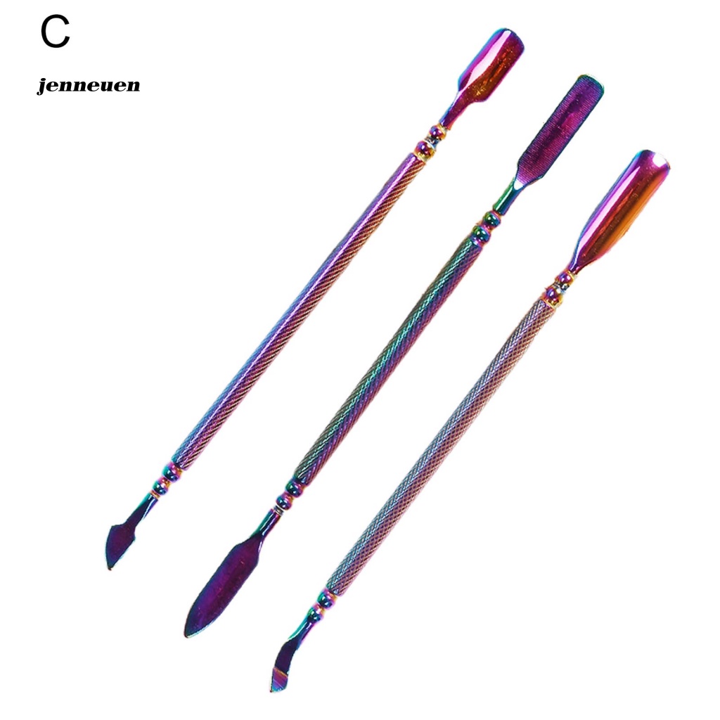 Bộ 3 Dụng Cụ Chăm Sóc Móng Tay Với Thiết Kế Hai Đầu Tiện Dụng