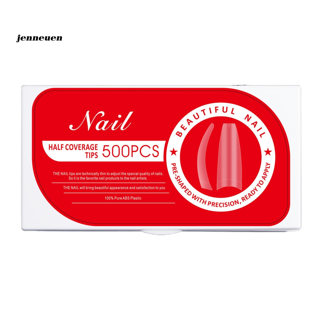 1 Hộp Móng Tay Giả Có Thể Tháo Rời Dễ Sử Dụng Cho Salon