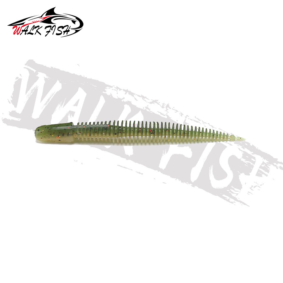 Mồi Câu Cá Giả Hình Sâu Mềm 65mm 85mm Độc Đáo