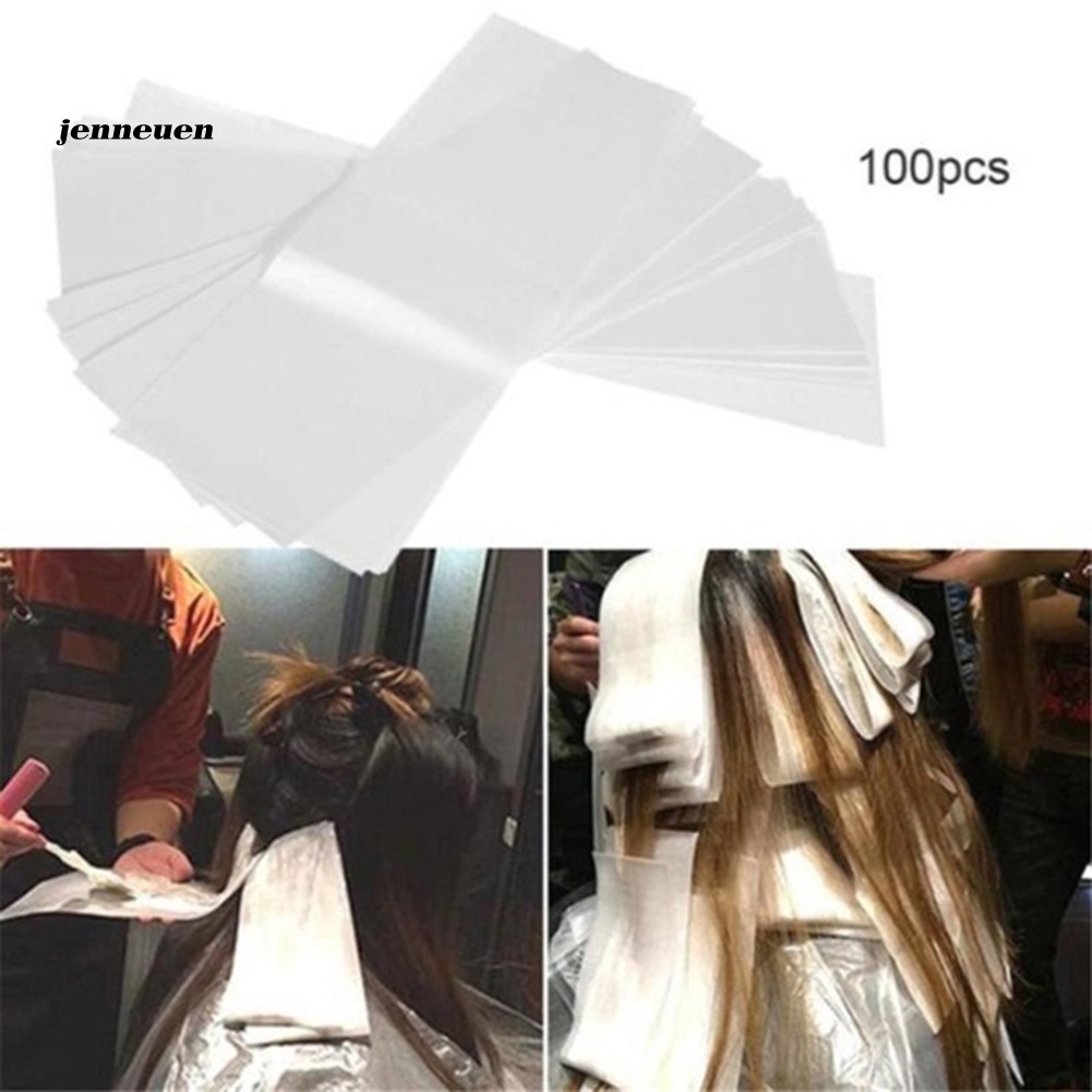 Set 100 Tấm Tách Giấy Dùng Cho Nhuộm Tóc Có Thể Tái Sử Dụng