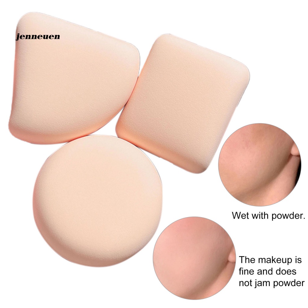 Set 3 Bông Mút Trang Điểm Mềm Mại Tiện Dụng