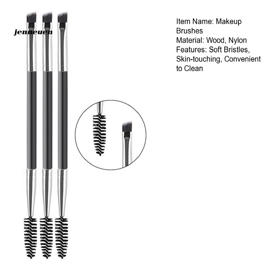 Set 3 Cọ Chải Lông Mi Hai Đầu Đa Năng Dành Cho Nữ