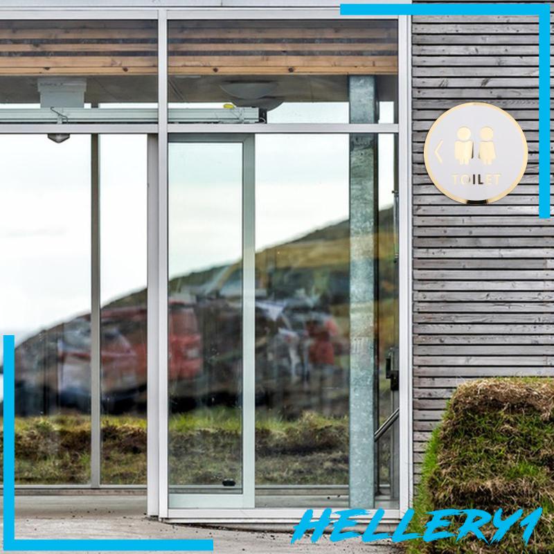 Hình Dán Toilet Nam Nữ Bằng Acrylic In Kí Hiệu Pictogram