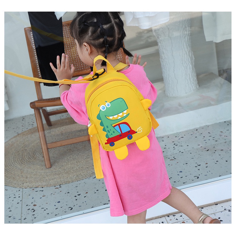 Balo Hình Khủng Long Dễ Thương Cho Bé 2-6 Tuổi