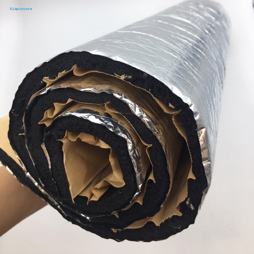 [Xiapistore] Thảm Cách Âm Tự Dính Hấp Thụ Sốc Màu Bạc Cho Xe Hơi