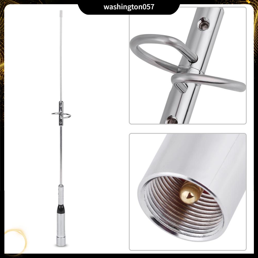 Washington057 Ăng-ten NL-770S dải kép UV 45CM với đầu nối loại UHF cho đài phát thanh di động trên ô tô