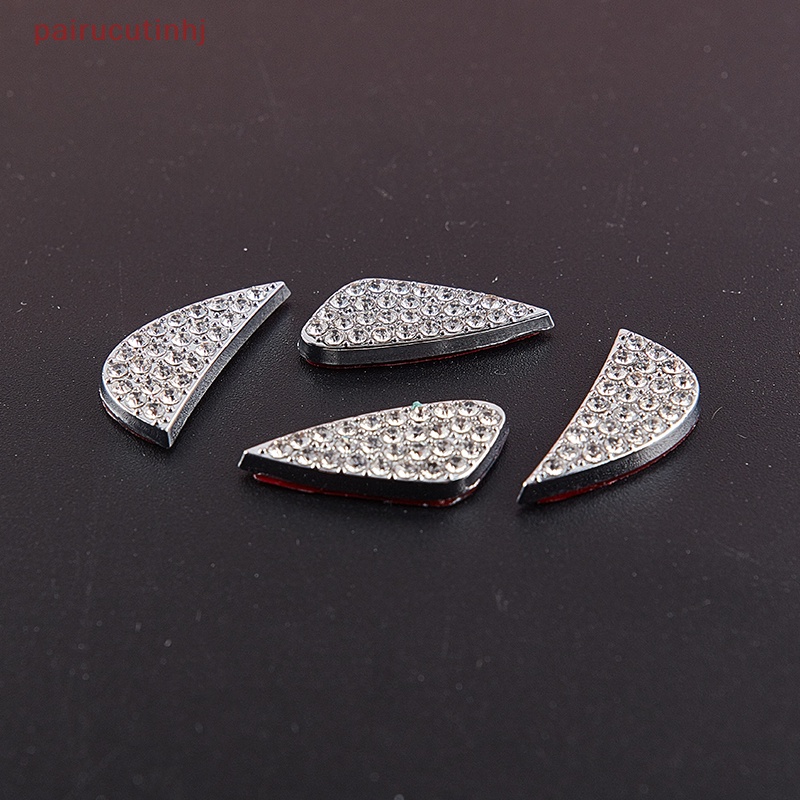 Cặp Miếng Dán Logo Đính Kim Cương Giả Trang Trí Vô Lăng Xe Hơi Hyundai i10 i20 VN