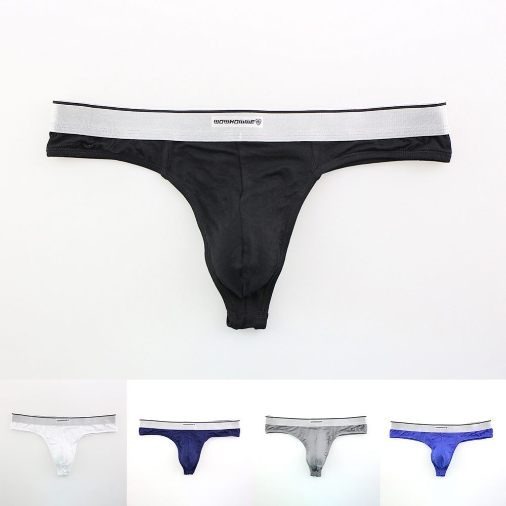 Thoải mái cho nam giới t back thongs briefs đồ lót liền mạch sexy cho đồ lót người mẫu