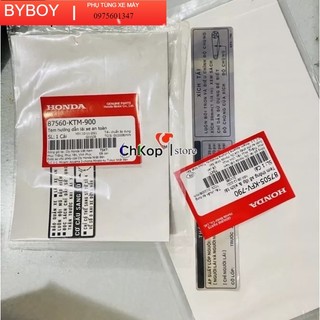 Tem thông số tem gáy tem hộp xích honda dream wave chính hãng honda .