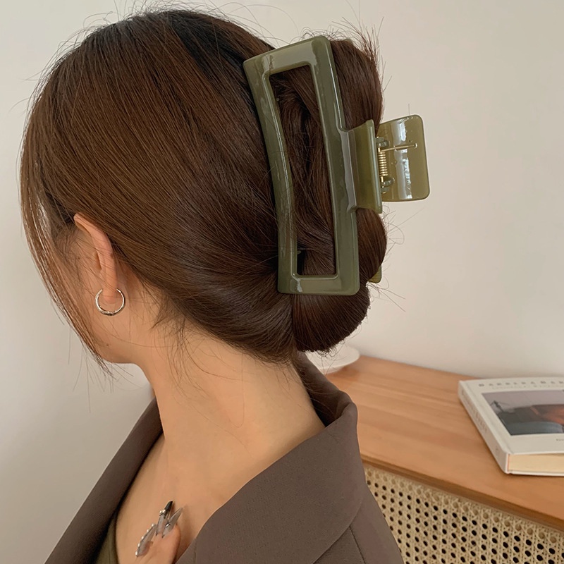 Kẹp Tóc Hình Cá Mập 15cm Đơn Giản Thời Trang Mùa Hè Hàn Quốc Cho Nữ