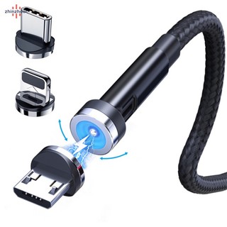 Dây cáp sạc nhanh nam châm 540 độ cho ios / android / type-c