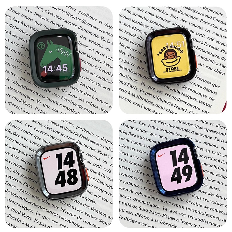 Ốp Bảo Vệ Bằng TPU Mềm Dành Cho Đồng Hồ Thông Minh Apple Watch 45mm 41mm 44mm 40mm iWatch Series 8 7 6 5 4 SE