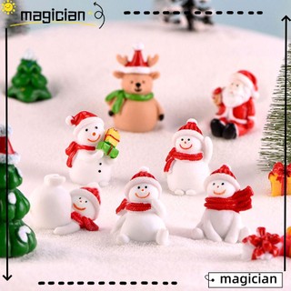 1 Đồ trang trí Nhân Vật Người Tuyết/Ông Già Noel Mini Trang Trí Giáng Sinh
