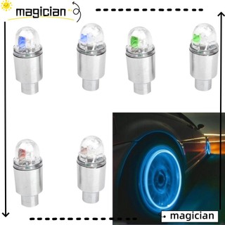 2 Đèn LED nắp van xe đạp tạo hiệu ứng nhấp nháy chất lượng cao nhiều màu tùy chọn