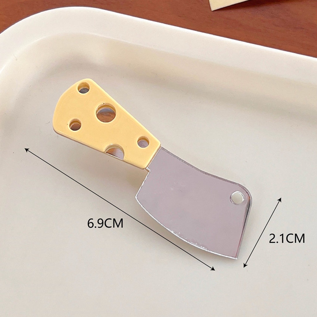 Kẹp Tóc Hình Dao & Nĩa Tráng Gương Sáng Tạo Dễ Thương 1 Cái