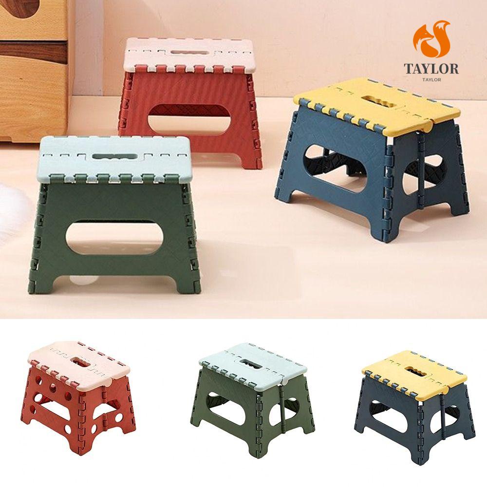 Taylor1 Ghế Đẩu Xếp Bằng Nhựa Thay Giày Nhỏ Gọn Dày Dặn Cho Bé